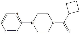 1-(cyclobutylcarbonyl)-4-(2-pyridinyl)piperazine Struktur