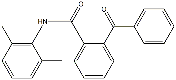 2-benzoyl-N-(2,6-dimethylphenyl)benzamide Struktur