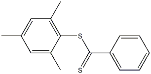 mesityl benzenecarbodithioate Struktur