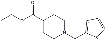 ethyl 1-(2-thienylmethyl)-4-piperidinecarboxylate Struktur