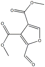 dimethyl 2-formylfuran-3,4-dicarboxylate Struktur