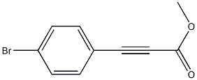 methyl 3-(4-bromophenyl)-2-propynoate Struktur