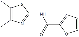 N-(4,5-dimethyl-1,3-thiazol-2-yl)-2-furamide Struktur