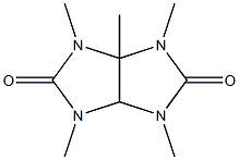 1,3,3a,4,6-pentamethyltetrahydroimidazo[4,5-d]imidazole-2,5(1H,3H)-dione Struktur