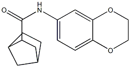 N-(2,3-dihydro-1,4-benzodioxin-6-yl)bicyclo[2.2.1]heptane-2-carboxamide Struktur