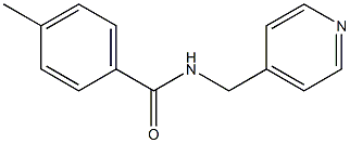 4-methyl-N-(4-pyridinylmethyl)benzamide Struktur