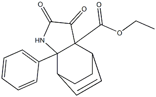 ethyl 4,5-dioxo-2-phenyl-3-azatricyclo[5.2.2.0~2,6~]undec-8-ene-6-carboxylate Struktur