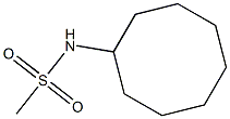 N-cyclooctylmethanesulfonamide Struktur