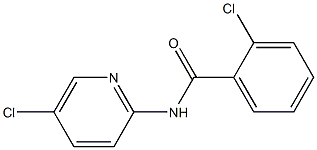 2-chloro-N-(5-chloro-2-pyridinyl)benzamide Struktur