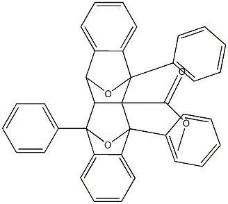 methyl 1,3,10-triphenyl-19,20-dioxahexacyclo[10.6.1.1~3,10~.0~2,11~.0~4,9~.0~13,18~]icosa-4,6,8,13,15,17-hexaene-2-carboxylate Struktur