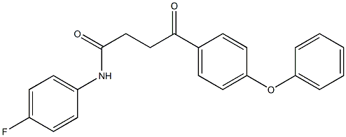 N-(4-fluorophenyl)-4-oxo-4-(4-phenoxyphenyl)butanamide Struktur