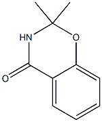 2,2-dimethyl-2,3-dihydro-4H-1,3-benzoxazin-4-one Struktur