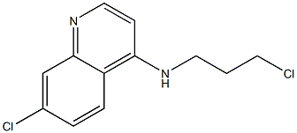 7-chloro-N-(3-chloropropyl)-4-quinolinamine Struktur