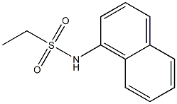 N-(1-naphthyl)ethanesulfonamide Struktur