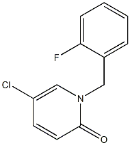 5-chloro-1-(2-fluorobenzyl)-2(1H)-pyridinone Struktur