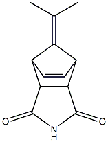 10-(1-methylethylidene)-4-azatricyclo[5.2.1.0~2,6~]dec-8-ene-3,5-dione Struktur