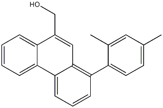 [1-(2,4-dimethylphenyl)-9-phenanthryl]methanol Struktur