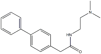 2-[1,1'-biphenyl]-4-yl-N-[2-(dimethylamino)ethyl]acetamide Struktur