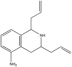 1,3-diallyl-1,2,3,4-tetrahydro-5-isoquinolinylamine Struktur