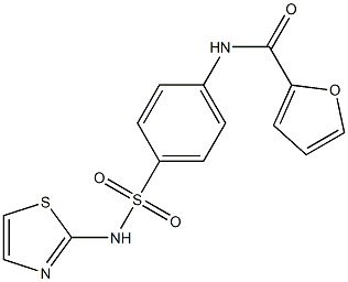 N-{4-[(1,3-thiazol-2-ylamino)sulfonyl]phenyl}-2-furamide Struktur