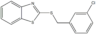 1,3-benzothiazol-2-yl 3-chlorobenzyl sulfide Struktur