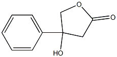 4-hydroxy-4-phenyldihydro-2(3H)-furanone Struktur