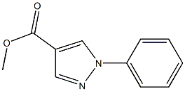 methyl 1-phenyl-1H-pyrazole-4-carboxylate Struktur