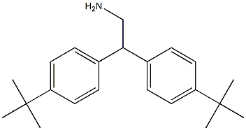 2,2-bis(4-tert-butylphenyl)ethylamine Struktur