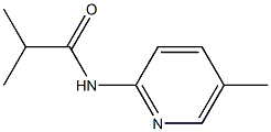 2-methyl-N-(5-methyl-2-pyridinyl)propanamide Struktur