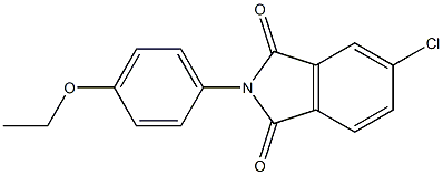 5-chloro-2-(4-ethoxyphenyl)-1H-isoindole-1,3(2H)-dione Struktur