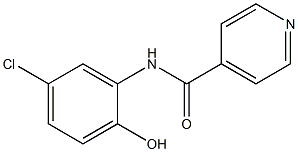 N-(5-chloro-2-hydroxyphenyl)isonicotinamide Struktur