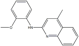 N-(2-methoxyphenyl)-4-methyl-2-quinolinamine Struktur