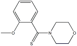 4-(2-methoxybenzothioyl)morpholine Struktur