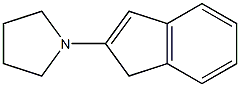 1-(1H-inden-2-yl)pyrrolidine Struktur