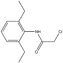 Chloroacetyl-2,6-diethylaniline Struktur