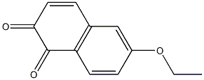 6-Ethoxy-1,2-naphthoquinone Struktur