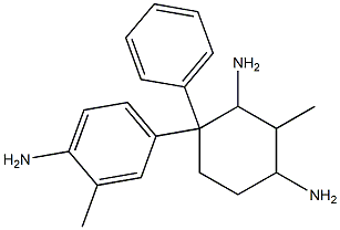 4,4'-Diamino-3,3'-dimethylaminodiphenyl cyclohexane Struktur