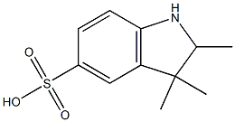 2,3,3-Trimethylindoline-5-sulfonic acid Struktur