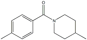 (4-methylphenyl)(4-methyl-1-piperidinyl)methanone Struktur