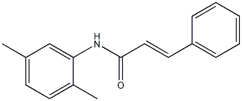 (E)-N-(2,5-dimethylphenyl)-3-phenyl-2-propenamide Struktur