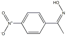 1-(4-nitrophenyl)-1-ethanone oxime Struktur