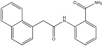 2-{[2-(1-naphthyl)acetyl]amino}benzamide Struktur