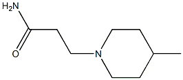 3-(4-methyl-1-piperidinyl)propanamide Struktur