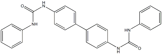 N-{4'-[(anilinocarbonyl)amino][1,1'-biphenyl]-4-yl}-N'-phenylurea Struktur