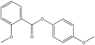 4-methoxyphenyl 2-methoxybenzoate Struktur