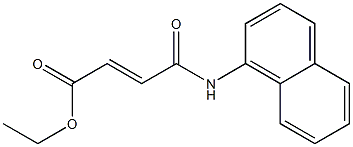 ethyl (E)-4-(1-naphthylamino)-4-oxo-2-butenoate Struktur