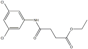 ethyl 4-(3,5-dichloroanilino)-4-oxobutanoate Struktur