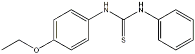 N-(4-ethoxyphenyl)-N'-phenylthiourea Struktur