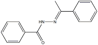 N'-[(E)-1-phenylethylidene]benzohydrazide Struktur