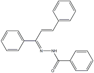 N'-[(Z,2E)-1,3-diphenyl-2-propenylidene]benzohydrazide Struktur